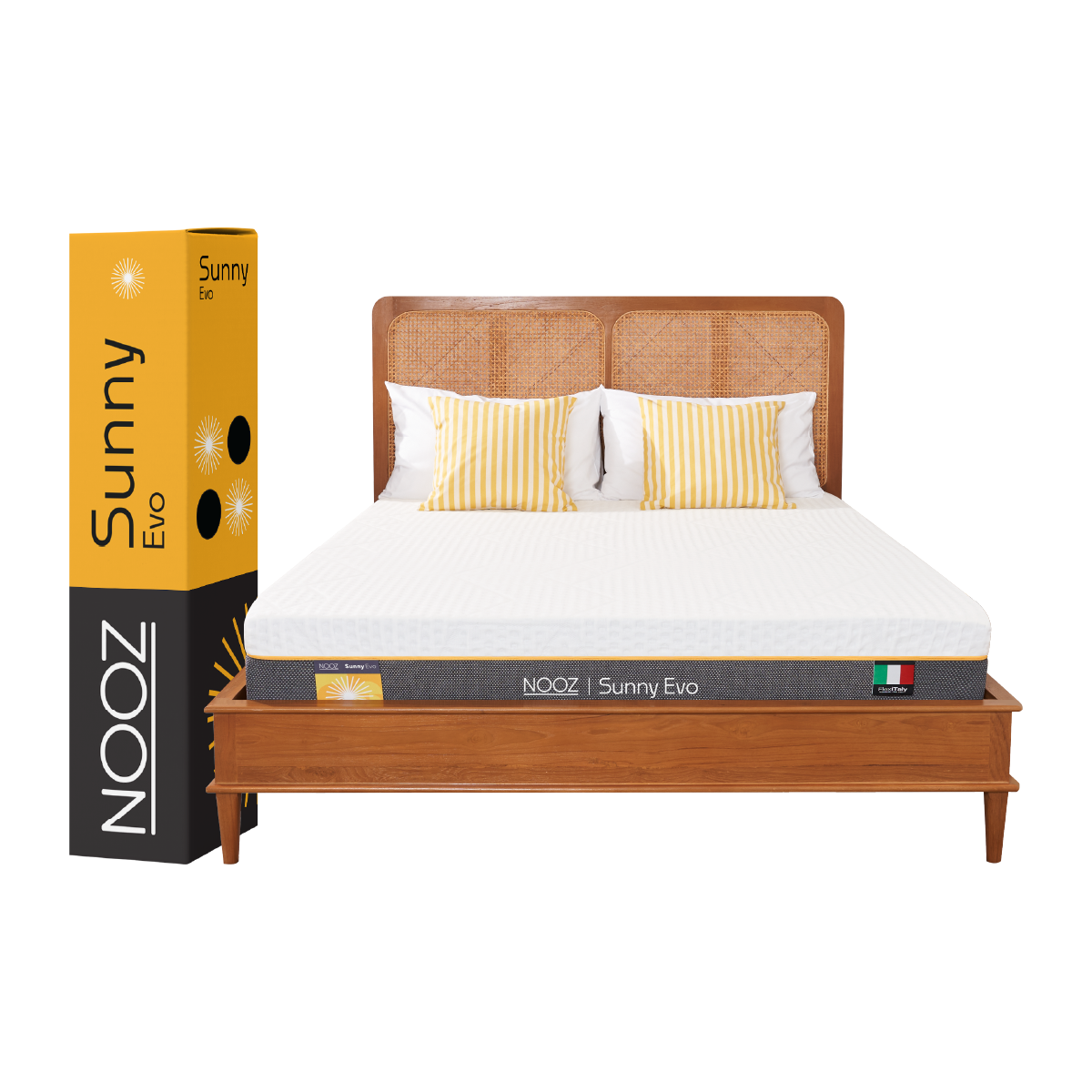 NOOZ SUNNY EVO ที่นอนยางพารา 3.5ฟุต หนา 8 นิ้ว_0